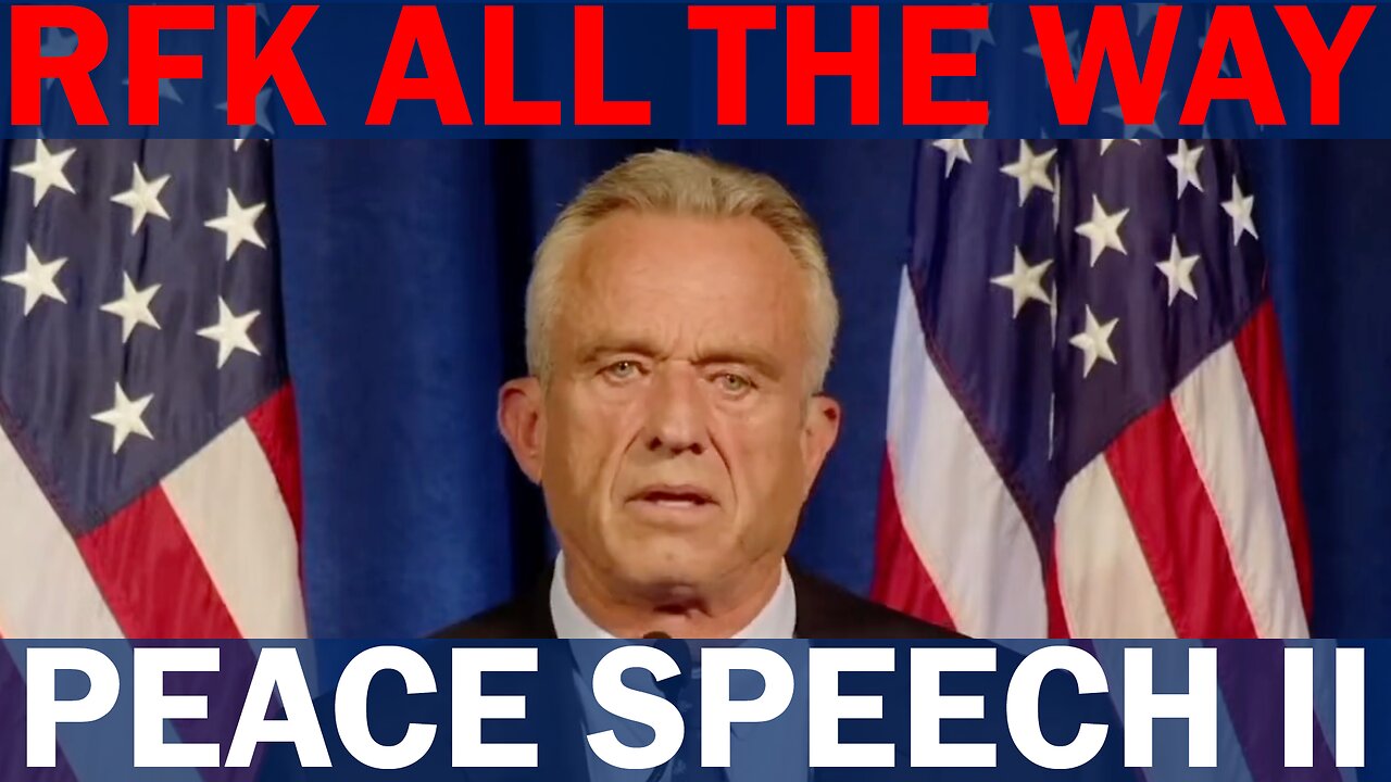 FULL VERSION RFK Jr.'s Peace and Diplomacy Speech June 20 2023