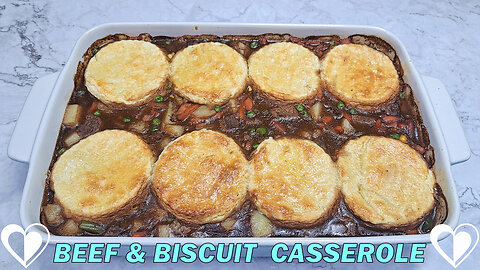 Beef & Biscuit Casserole | Delicious Recipe TUTORIAL