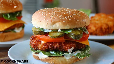 The Crispiest Chicken Burger Patties You'll Ever Make