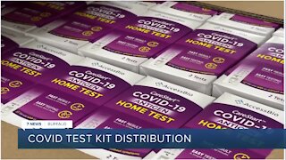 School districts distribute at home COVID test kits