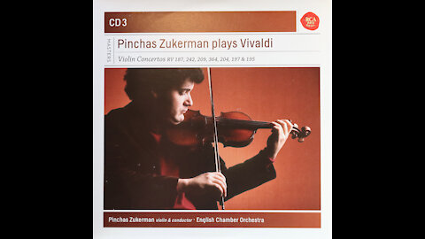 Antonio Vivaldi - Violin Concertos - English Chamber Orchestra, Pinchas Zukerman (1992)