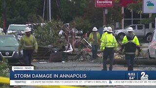 Storm damage in Annapolis