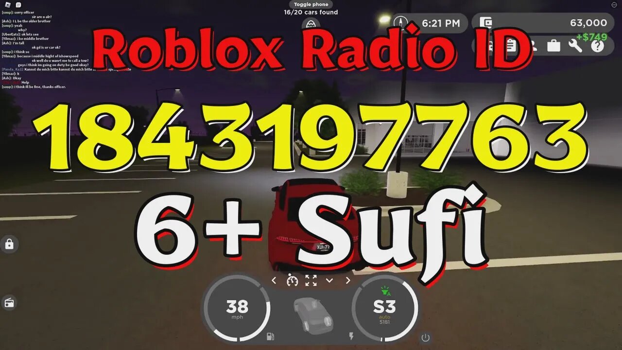 Says Roblox Radio Codes/IDs
