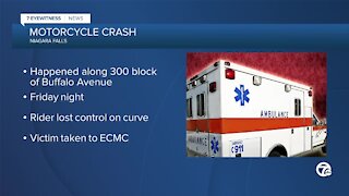 Man hurt in motorcycle crash in Niagara Falls