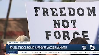 SDUSD approves vaccine mandate plan