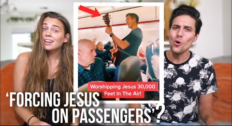 Viral Airplane Worship Video Sparks Heated Debate