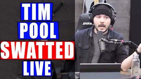 Tim Pool SWATTED Live During Podcast with Brandon Tatum