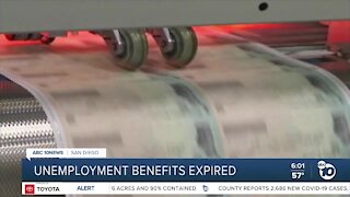 Unemployment benefits expire