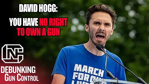 David Hogg Says You Have No Right To Own A Gun & You Are Not A Militia