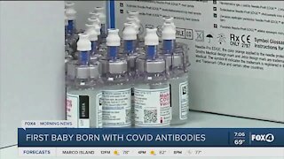 First baby born with COVID