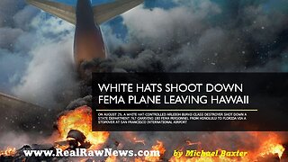 White Hats Shoot Down FEMA Plane Leaving Hawaii