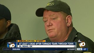 A least 2 dead after tornado tears through town