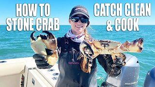 How to Catch Clean Cook Stone Crab - South Florida Crabbing