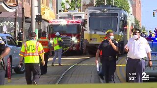One dead, child and others rescued following Light Rail collision in downtown Baltimore