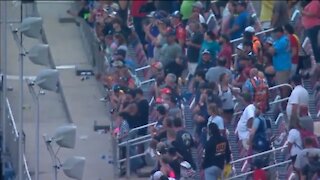 Listen to What The NASCAR Crowd Chants and What The Reporter SAYS They Chant