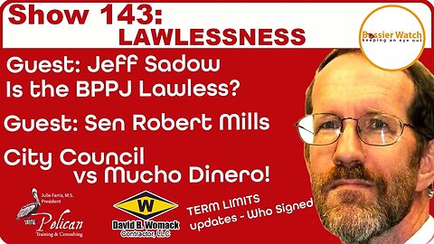 Show 143: LAWLESSNESS