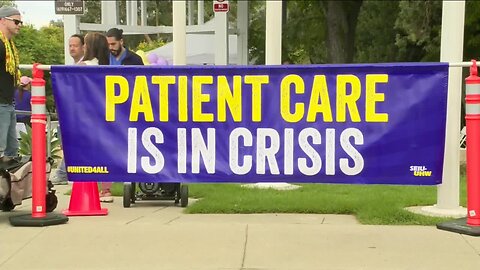 Local health care workers gather on Labor Day to rally for change