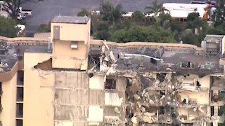 Partial building collapse near Miami Beach