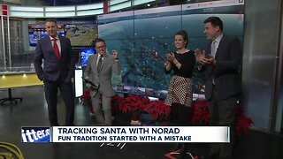 Tracking Santa with a special Christmas poem