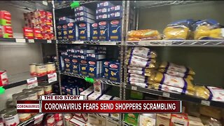 Coronavirus fears send shopper scrambling