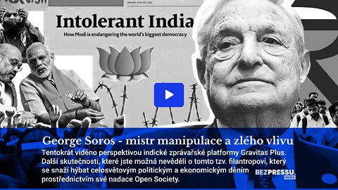 George Soros - mistr manipulace a zlého vlivu
