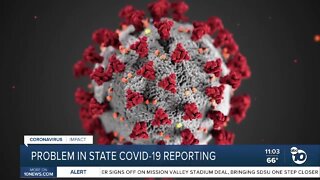 Problem in state COVID-19 reporting