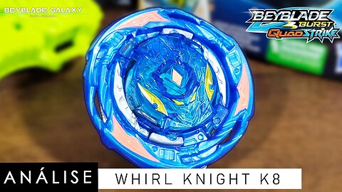  Beyblade Burst QuadStrike Whirl Knight K8 Spinning Top