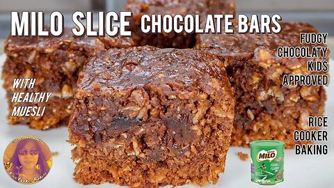 How To Make Milo Chocolate Bar | Milo Chocolate Bar | EASY RICE COOKER CAKE RECIPES