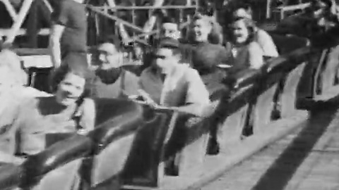 Coney Island fun around 1940