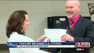 Millard Schools teacher takes lesson out of classroom by becoming American citizen