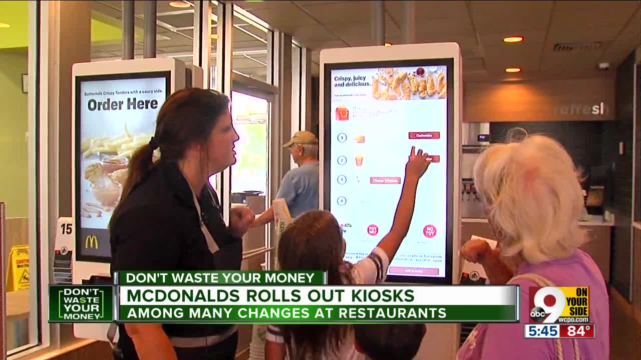 Mcdonalds Rolls Out New Kiosks 