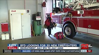 Kern Back In Business: Bakersfield Fire Department hiring 30 new firefighters