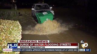 Rancho Penasquitos streets flooded