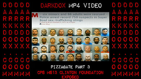 PizzaGate Part 3 CPS MS13 The Clinton Foundation Exposed
