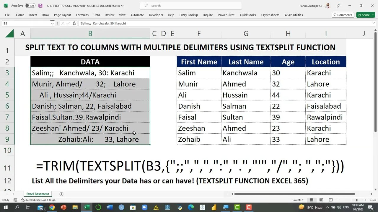 how-to-split-text-to-columns-in-excel-with-multiple-delimiters-using-textsplit-in-excel-formula