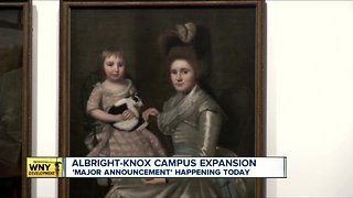 The Albright-Knox Art Gallery says it's making a major announcement Thursday