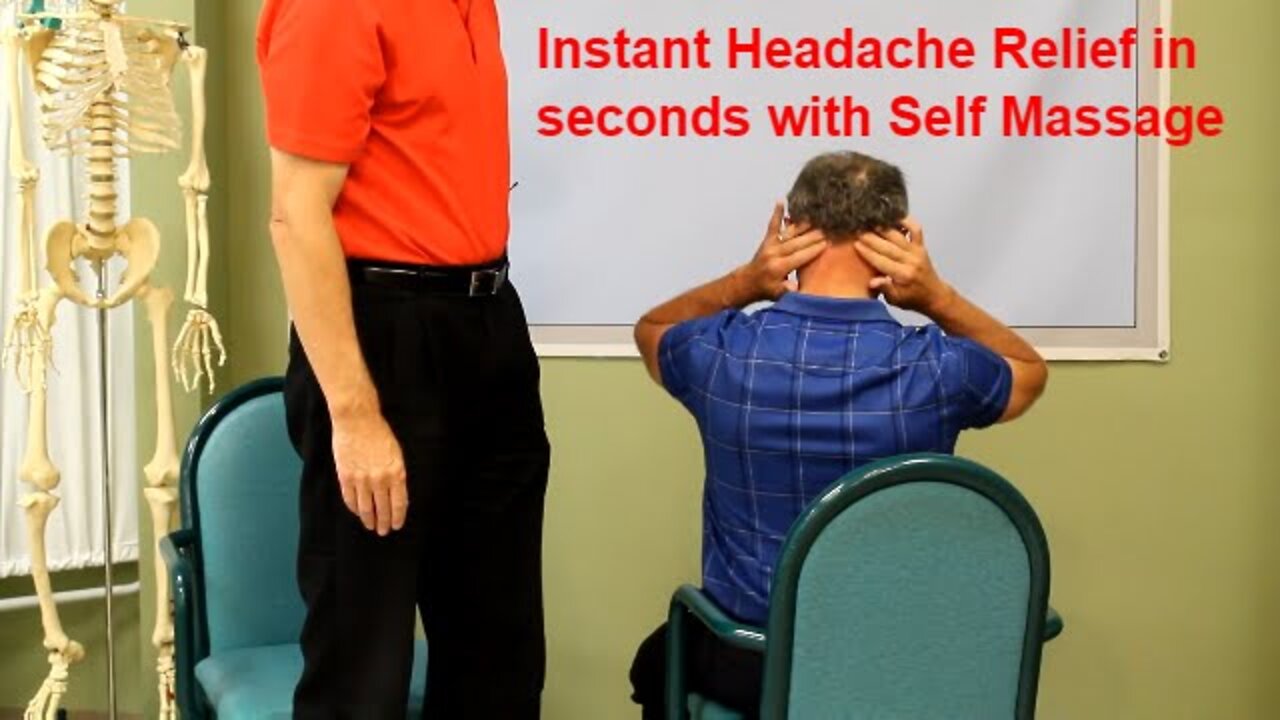 Instant Headache Relief In Seconds With Self Massage Do It Yourself