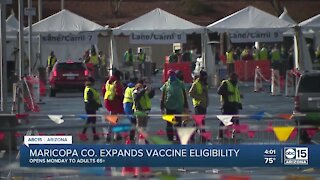 Maricopa County expands vaccine eligibilty