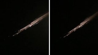 Fireball debris from Falcon 9 rocket falls over Oregon night sky