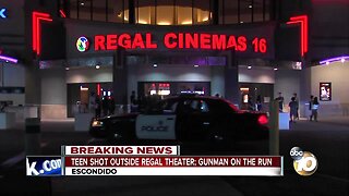 16-year-old shot outside Escondido movie theater
