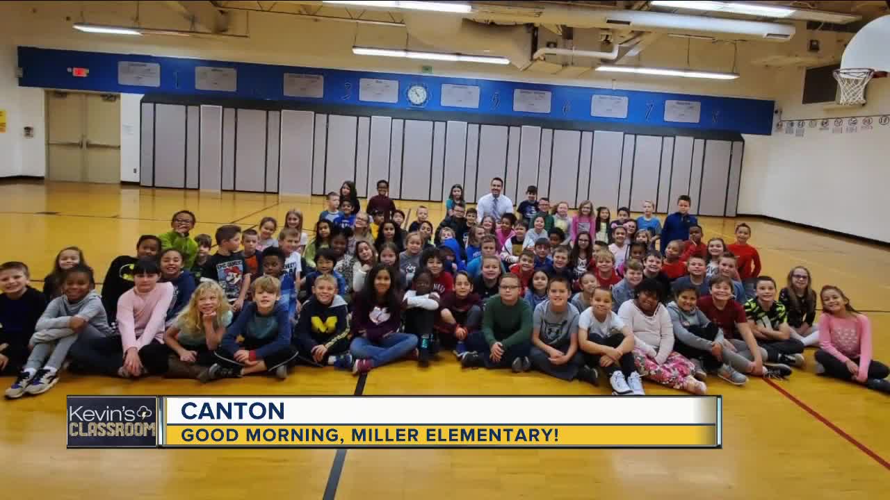 Good morning, Miller Elementary in Canton!
