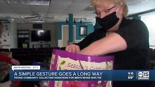 Peoria neighbors collect donations for rehab shelter