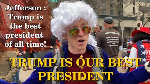 Americans Say! Jefferson : Trump Is The Best President of All Time | Washington DC | Jan 5 2021