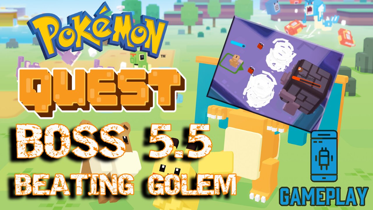 Pokemon Quest 5 5 Boss Belly Button Cave Golem