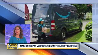 Amazon to pay workers to start delivery business