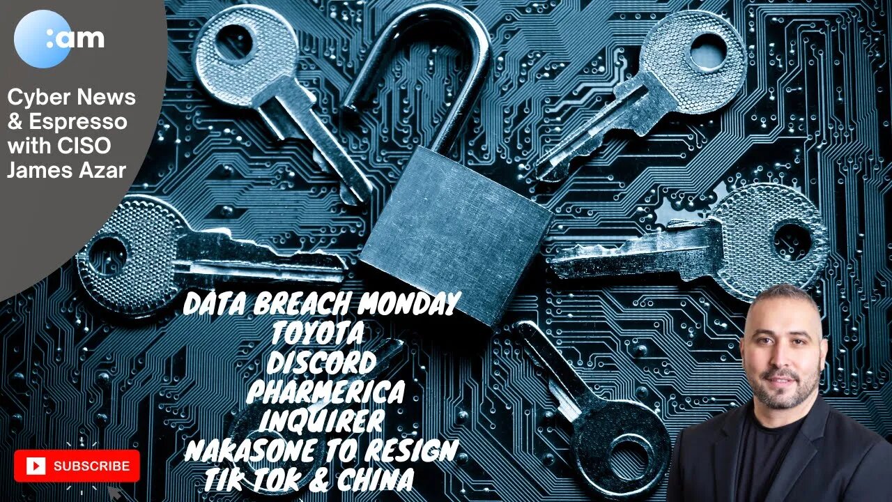 Cyber News Data Breach Monday Toyota, Discord, PharMerica, Inquirer