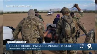 Border Patrol agents have made over 1,000 rescues