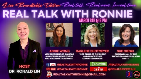 Real Talk With Ronnie - Roundtable Edition - Angie Wong, Darlene Shotmeyer and Sue Cienki