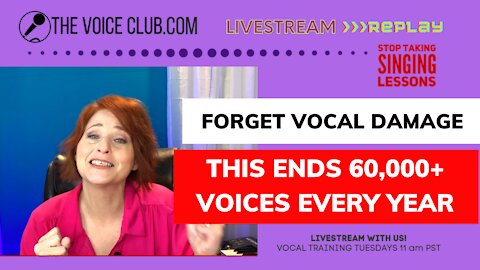 What NO ONE tells you about vocal damage; polyps, nodules and reflux, & loosing your voice forever