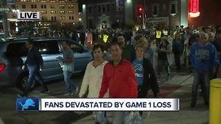 Detroit Lions fans devastated by home opener loss
